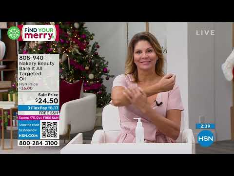 Nakery Beauty Bare It All Targeted Oil