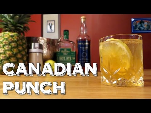 Canadian Punch - How to Make an Awesome Party Drink with Rye Whiskey & Rum