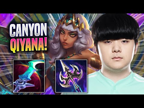 CANYON IS SO CLEAN WITH QIYANA! - DK Canyon Plays Qiyana JUNGLE vs Viego! | Season 2022