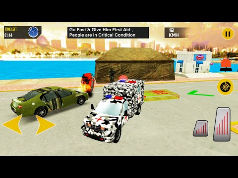 US Army Ambulance Rescue Driver (Army Ambulance Driving) | Gameplay Android