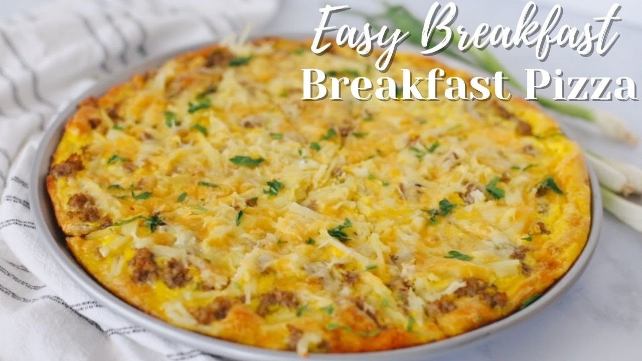 How To Make Easy Breakfast Pizza