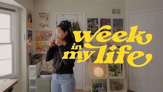 week in my life | hojicha favs, youtube lessons for 2026, first conference