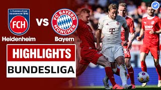 Highlights Heidenheim vs Bayern Munich | Kane tỏa sáng - 5 bàn đẹp mắt - màn ngược dòng không tưởng