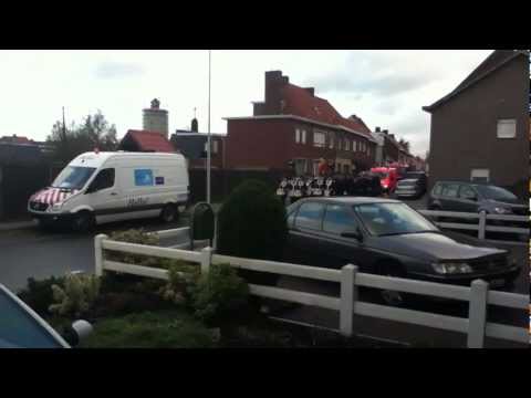 Optocht Tieltse brandweer op patroonsfeest Barbara