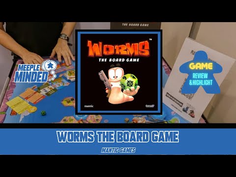 Worms Board game review & highlight
