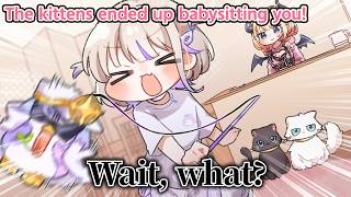 【Eng sub】The Kittens Ended Up Babysitting Hajime Instead!【Yuzuki Choco / Todoroki Hajime】