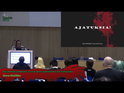 Eikä yksikään pelastunut: survival-genre japanilaisessa pop-kulttuurissa (Tracon 2018)