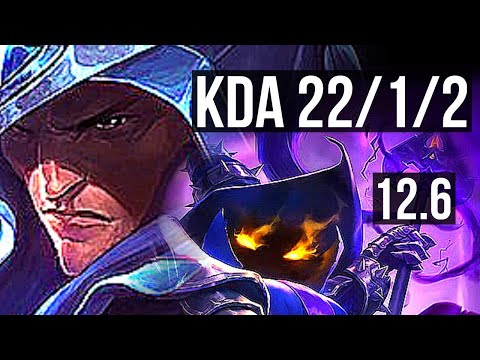 TALON vs VEIGAR (MID) | 22/1/2, Legendary, 8 solo kills, 1.2M mastery | EUW Grandmaster | 12.6