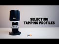 Selecting tamping profiles thumbnail
