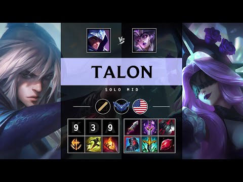 Talon Mid vs Syndra - NA Diamond Patch 25.13