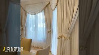 Manufacturing and fixing curtains in Dubai