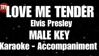 Download lagu LOVE ME TENDER | Elvis Presley • MALE KEY  • KARAOKE | ACCOMPANIMENT mp3
