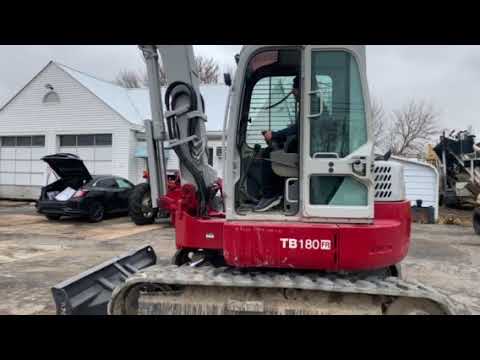 184090 Takeuchi TB180 Mini Excavator McGrew Auction