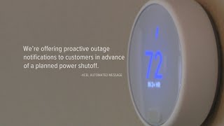 Xcel changing confusing recording about power shutoff notifications