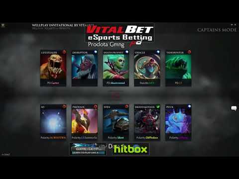 Polarity VS ProDota WellPlay Invintational (Rus commentary UCC studio)