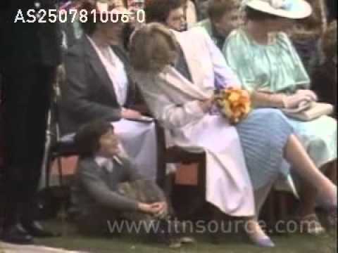 Princess Diana crying at polo