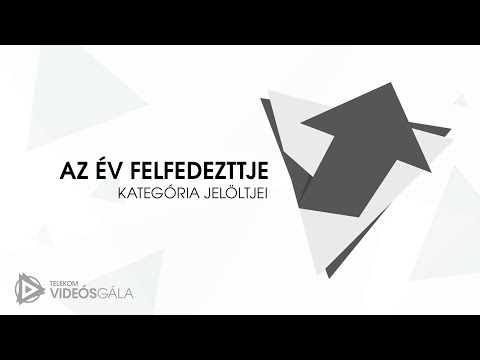 Az év felfedezettjei kategória jelöltjei | Videós Gála 2018
