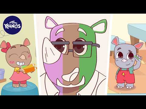 Color & Create with the Little Rhinos | Stomp! Stomp! Rhinos! - Kids (0-4), Kingdom Kids Zone - Stomp! Stomp! Rhinos!