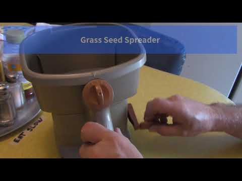 Grass Seed Spreader : Scotts Whirl Hand-Powered Spreader