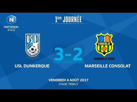 J1 : USL Dunkerque - GS Marseille Consolat (3-2), le replay