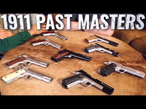 Bill Wilson shows Massad Ayoob a Rare Collection of Custom 1911s from Past Masters - Critical Mas 38