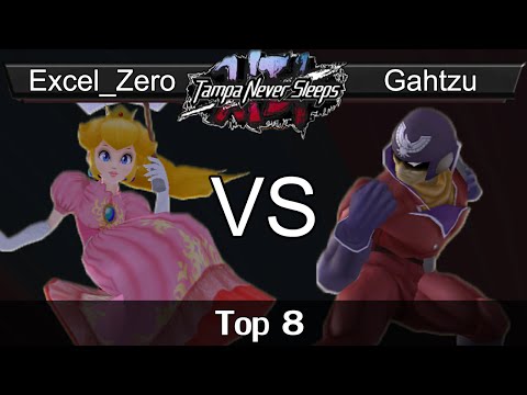Excel_Zero (Peach) vs. Gahtzu (C. Falcon) - Melee Top 16 - TNS 6