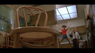 Furniture moving by itself -- Jobeth Williams and Craig T. Nelson in Poltergeist video