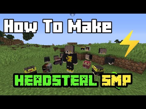 PojavMC - How To Make Head steal SMP In Aternos | Head steal SMP