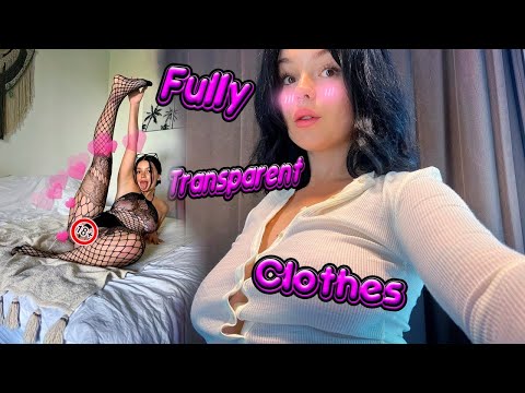 🔥FULLY Transparent Clothes ⚡️Try-on Haul At The Mall