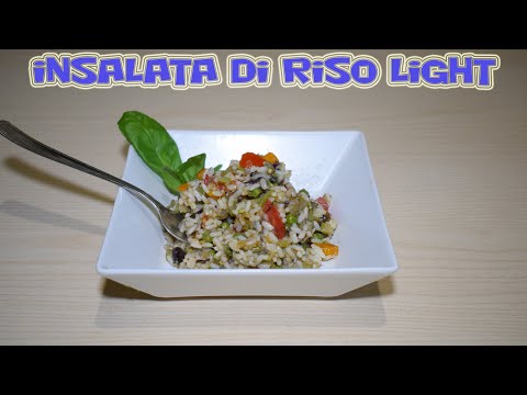 INSALATA DI RISO LIGHT - Il piatto estivo perfetto leggero e gustoso.