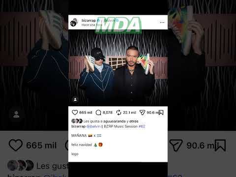 BIZARRAP anunció la SESSION 62 con J BALVIN