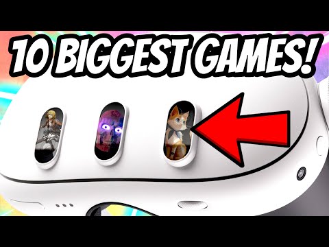 TOP 10 BIGGEST GAMES on Quest 3 & 2 RIGHT NOW!!