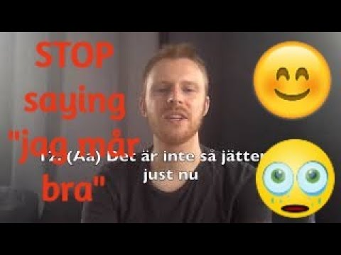 Stop saying "jag mår bra"! (15 ways to reply like a native speaker)