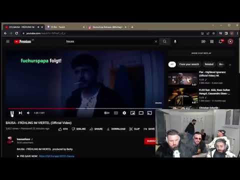 Fler reagiert auf Bausa (Livestream) "Frühling im Viertel" reaction