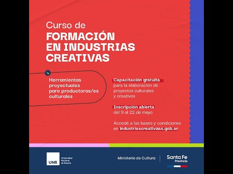 CURSO DE FORMACION EN INDUSTRIAS CREATIVA \