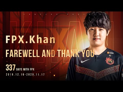 FPX. Khan | Farewell and thank you
