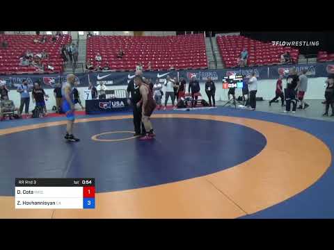 58 Lbs Rr Rnd 3 - Daniel Cota, Nor Cal Wrestling Academy Vs Zhora Hovhannisyan, California D8aa