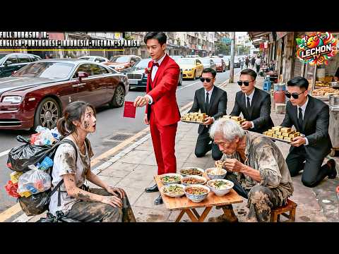 Bottle-Collecting Girl Saves A Hungry Beggar—Revealed As A Tycoon Testing Her