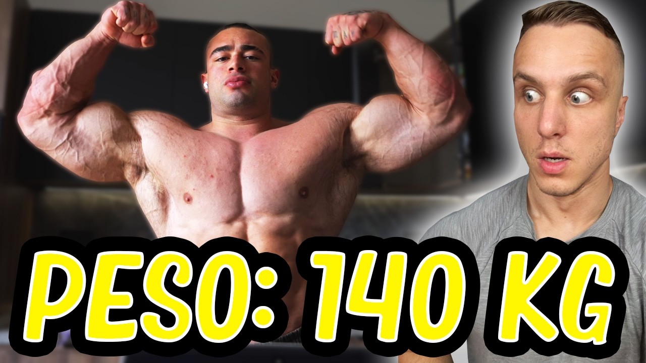 Lo que come un culturista de 22 años para pesar 140 kg *Genetic Anomaly*