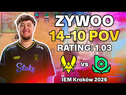 ZYWOO 14-10 POV vs BC.Game (Dust2) | IEM Kraków 2026