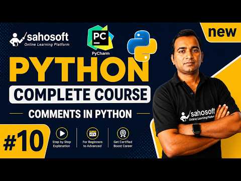 Comments In Python Python Ai Based Complete Python Course Series 2026 Lecture 7