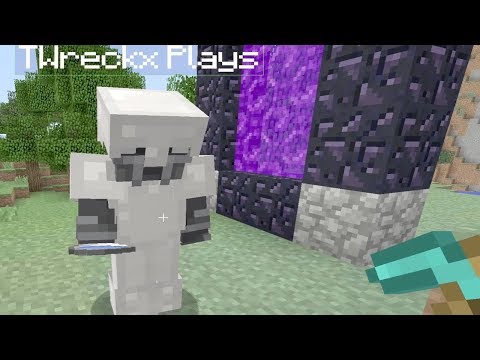 Let's Play Minecraft Episode 7 - Sleeping in the Nether!