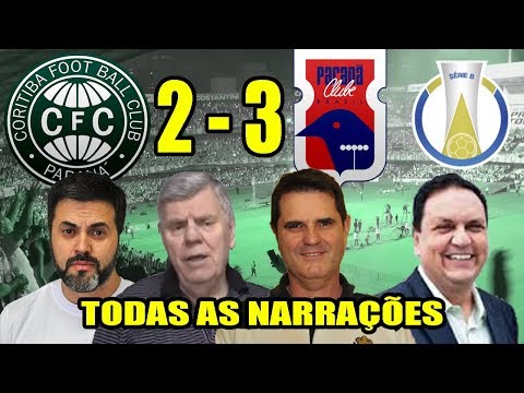 Todas as narrações - Coritiba 2 x 3 Paraná / Brasileirão Série B 2019