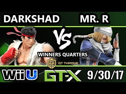 GTX 2017 Smash 4 - bc | Mr. R (Sheik) vs E2C | Darkshad (Ryu) - Wii U Winners Quarters