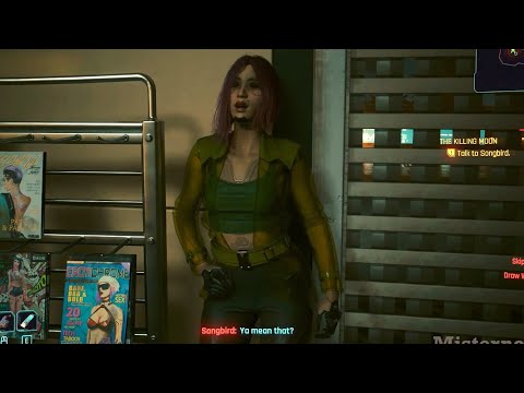 Check Songbird's chrome and give her water - Cyberpunk Phantom Liberty