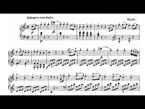 Haydn: Sonata in C major Hob.XVI:35 - Robert Riefling, 1960s (Complete Score)