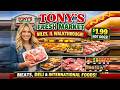Inside Tony S Fresh Market Niles IL Cheap Meat Int L Foods Chicago Grocery Store Walkthrough
