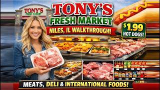 Inside Tony’s Fresh Market Niles IL 🛒 Cheap Meat & Int'l Foods | Chica