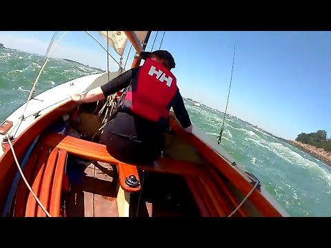 Morbihan Gulf ' turbulent washing machine !! '  - Semaine du Golfe - Tela dayboat