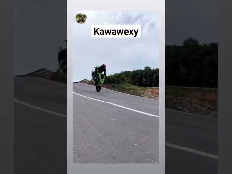 Ninza 🔥 Kawasexy ❤ Team Green 💚 Ninza Zx10 r Stoopie🏍#kawasaki #kawasexy #teamgreen #zx10r #stoopie